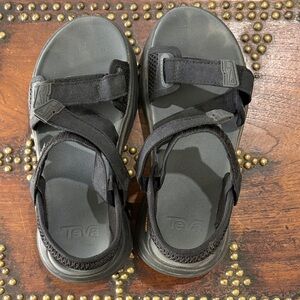 Teva Black Mesh Strap Sandals